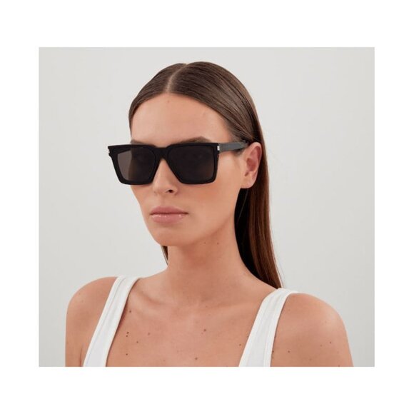 NEW SL610 003 SAINT LAURENT SUNGLASSES HAVANA GREEN EYEWEAR SAINT LAURENT SL 610 - Picture 7 of 13